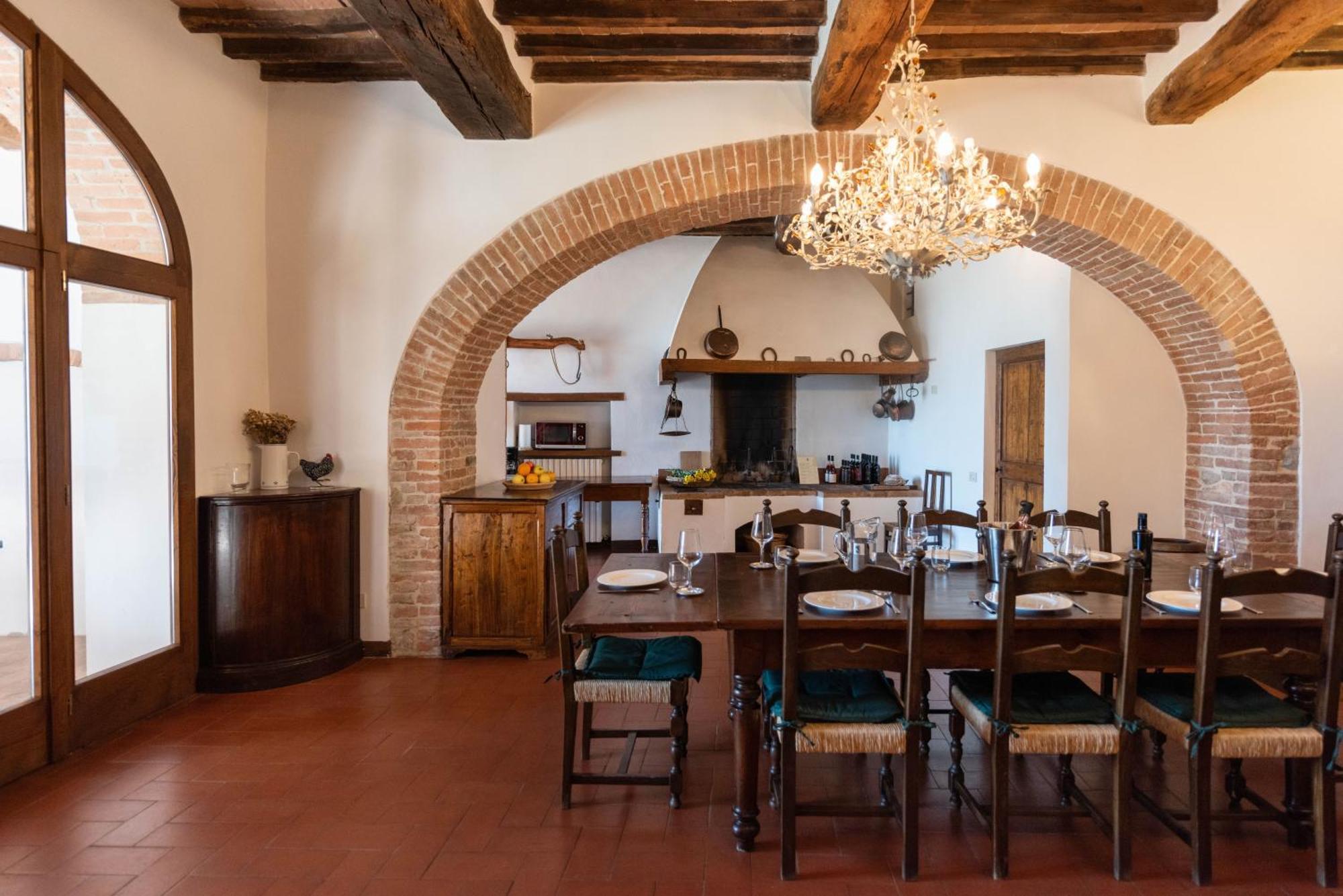 Villa Santa Virginia Siena Buitenkant foto